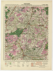 1318 Topografische Karte der Niederlande 1:50.000 : Sonderausgabe : 17 West. Beilen : Middenboven: Ausgabe Nr. 3, ...