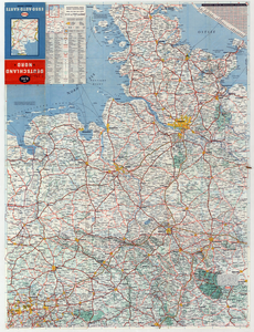 1514 Deutschland Nord : Kaart van het noordwest Duitsland, 1961