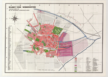 2597 Kaart van Winschoten toestand anno 1967 : met de ontworpen uitbreidingsplannen : Met lijst van straatnamen en ...