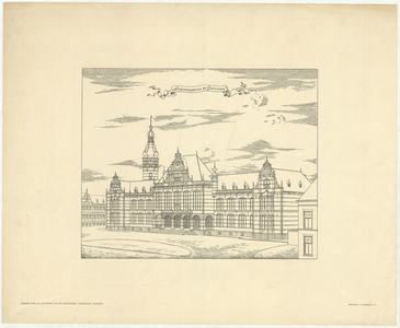 2728 Academiegebouw te Groningen : - / Photolitho S. Lankhorst & Co., 1909