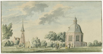 3899 Sapmeer : De kerk van Sappemeer, 1750-1800