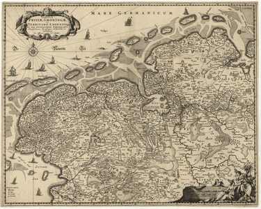 5136 Tabula Frisiae, Groningae et territorii Emdensis nec non circumjacentium regionum puta Transisalaniae Benthemiae, ...