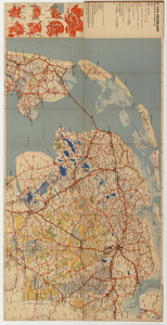 6396 Automobielkaart van Nederland blad 1 : Noord Nederland. Met plattegronden van 11 steden, plaatsnaamregister en ...