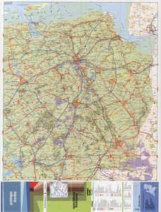 6414 groningen drenthe toeristenkaart 1 smulders kompas : Kaart van de provincies Groningen en Drenthe / Kartografie: ...