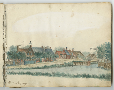 6811 [nr.10] Ooster Hoogebrug : Dorpsgezicht Oosterhoogebrug, 1850-1860