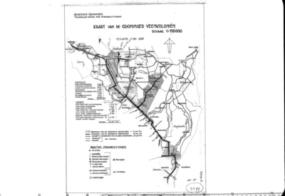 4399 Kaart van de Groninger veenkolonien : - / v.d. T (Tekenaar), 1958