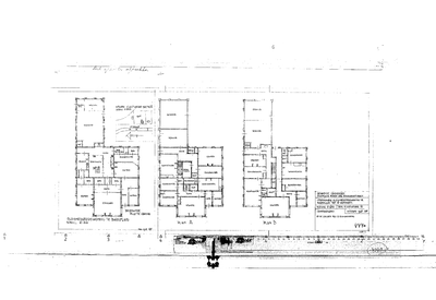 4440 Verbouwing sluismeesterswoning te Barnflair tot twee woningen : - / v.d. T (Tekenaar), 1948