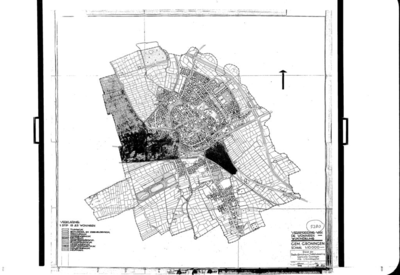 5280 Verspreiding van de woningen wijkindeling, gem. Groningen : - , 1949
