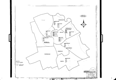 5286 Kartogram hofjeswoningen en rusthuizen : - , 1948