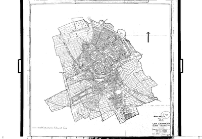 5345 Voorstel bebouwde kom, tek. A : - , 1955