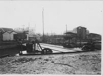 3000 Groningen : Stationsplein : spooremplacement : elektrische draaischijf, 1925-1935