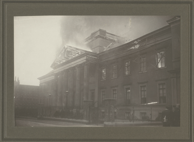 3908 Groningen : Broerstraat 5 : academiegebouw : brand / Kramer, P.B., 1906-08-30