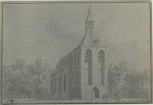 18163 Tekening kerk Veendam, zj