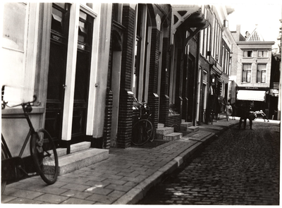 24161 Groningen : Peperstraat westzijde : gezien naar het noorden / Openbare werken, 1928