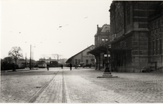 24341 Groningen : Stationsplein : gezien naar het oosten / Openbare werken, 1925-1932