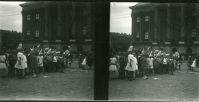 77 Grote Markt : kinderfeest, ca 1920