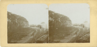 114 Stationsplein : hoofdstation : gezicht over spoorwegemplacement, ca 1900