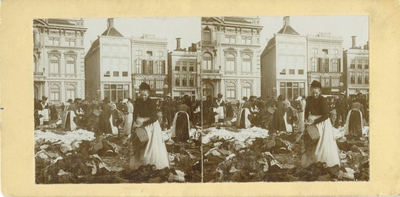 120 Grote Markt : marktdag, ca 1900