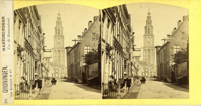 138 20. Groningen : Martini-toren : van de Zwanenstraat / Kolkow, F.J. von, 1868
