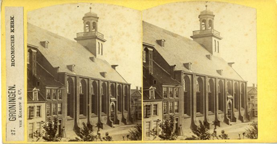141 27. Groningen : Roomsche kerk / Kolkow, F.J. von, 1868