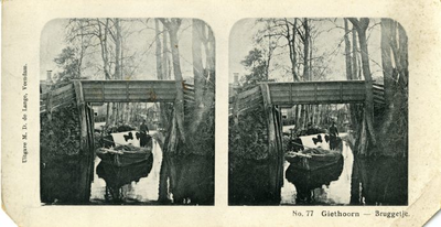 166 No. 77. Giethoorn : bruggetje, 1911