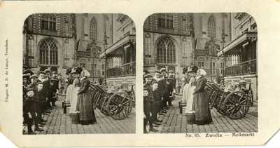 168 No. 85. Zwolle : melkmarkt, 1911