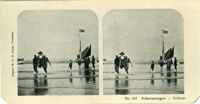 185 No. 183. Scheveningen : zeilboot, 1911