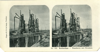 187 No. 188. Rotterdam : Maashaven met elevators, 1911