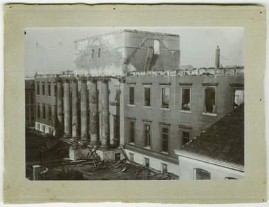3233 Het Academiegebouw na de brand, 1906