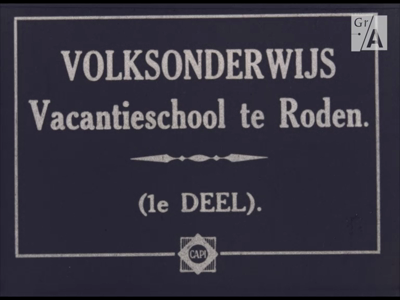 AV0320 Volksonderwijs. Vacantieschool te Roden / J. Thie, 1932