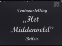 AV14931 Optocht landbouwtententoonstelling Het Middenveld te Beilen / G. Molenaar, A.C.F.O., 1953