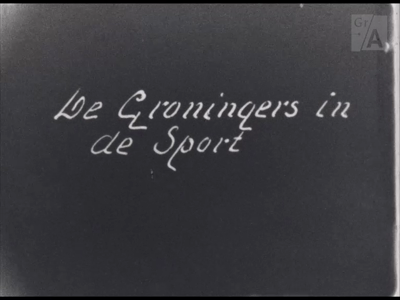 AV7589 De stad Groningen deel IV (of) sport in Groningen / K. Terpstra, 1938-1942