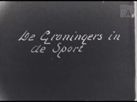 AV7589 extra wellicht verloren gegane fragmenten van De stad Groningen deel IV (of) sport in Groningen / K. Terpstra, ...