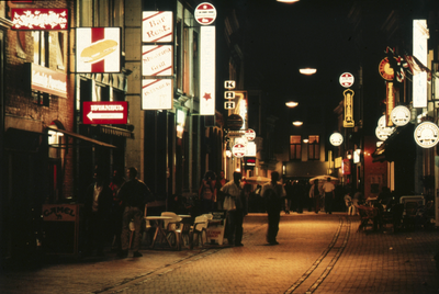 2483 Ruimte voor Ruimte - Masterplan - verlichting in de binnenstad - Peperstraat, 1993