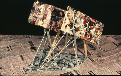 2565 Stadsmarkering - Libeskind - Maquette / Stoel, John, 1990