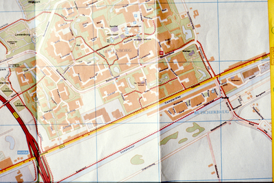 2916 Stadsmarkering - Forsythe - locatie - plattegrond / Zet, Siem van 't, 1990