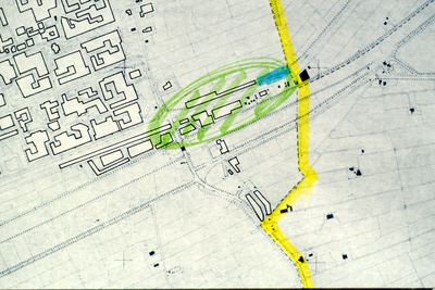 2917 Stadsmarkering - Forsythe - locatie - plattegrond / Zet, Siem van 't, 1990