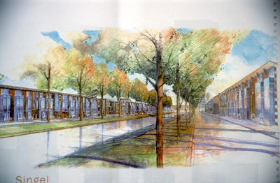 7615 Helpermaar - toekomstige woonwijk - artist impression deelgebied 'De Singel' / Zet, Siem van 't, 2000
