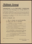 27 Verordening van den Militairen Commissaris voor de Provincie Groningen d. d. 23 April 1945 No. 5., 1945-04-23