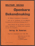 31 Openbare Bekendmaking, 1945-05-07