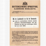 111 Buitengewone oproeping. Algemeene mobilisatie., 1939-08-28