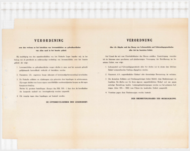 116 Verordening over den verkoop en het betrekken van levensmiddelen en gebruiksartikelen van allen ..., 1940-05-15