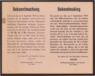 140 Bekanntmachung Bekendmaking, 1944-09-04