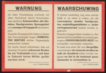 241 Warnung Waarschuwing, 1940-05-15