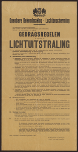 307 Openbare Bekendmaking Luchtbescherming, 1940-05