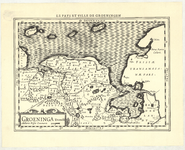 274 Le pays et ville de Groeningen Groeninga domini. [dominium] : Reproductie van een kaart getekend door Petrus ...
