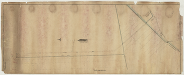 457 Kaart van de aanleg van een kunstweg door de gemeente Finsterwolde, sluitende aan die in de gemeente Beerta, 1851