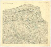 875.1 Kaart van den voormaligen Fivelstroom en oude dijken, volgens onderzoekingen van P.M. Bos, te 't Zandster ...