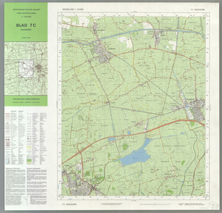 2145.16 Topografische kaart van Nederland 1:25.000 Blad 7C Hoogkerk : - / Topografische Dienst, 1979