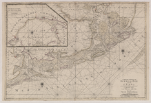 2214 Carte des entrees du Suyder Zee et de l'Embs avec les isles, bancs et costes comprises entre la Hollande et la ...